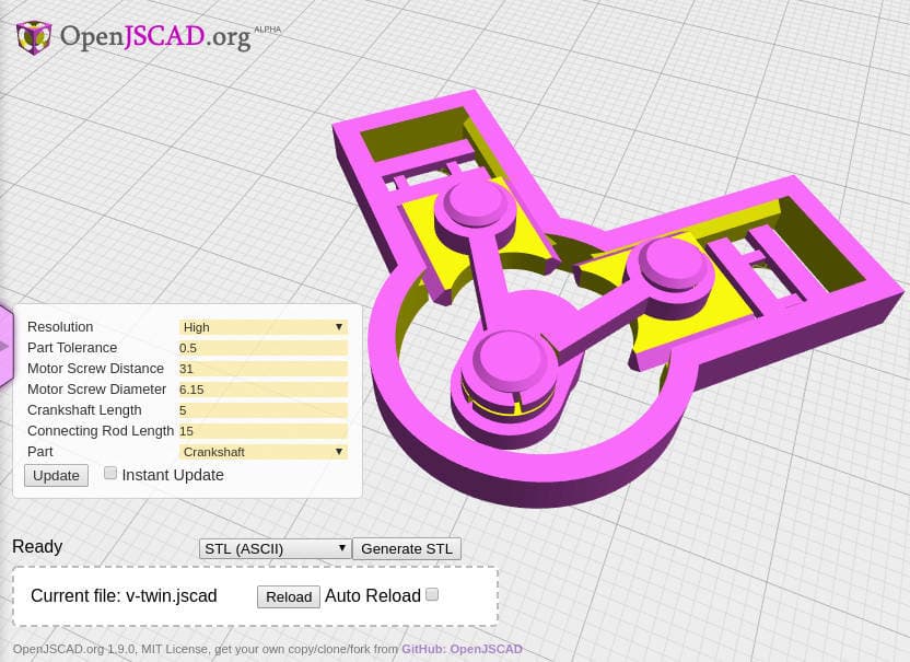 Engine Visualizer Effect Kinetic Extruder Visualizer Engine - 3D model by knickers on Thangs