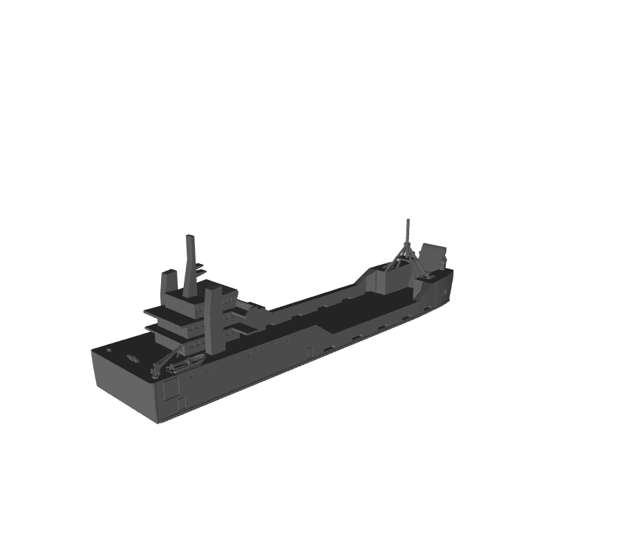 Frank Besson Class 1/1250 Scale General Frank S. Besson-class support vessel.stl - 3D ...