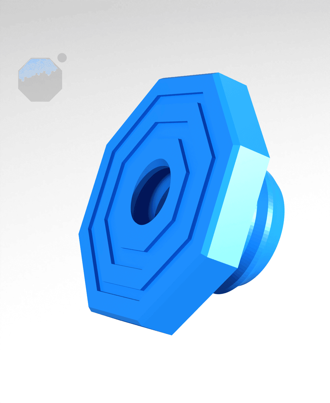 Small Thread Hole, Screw-In Cap - 3D model by Multiboard on Thangs