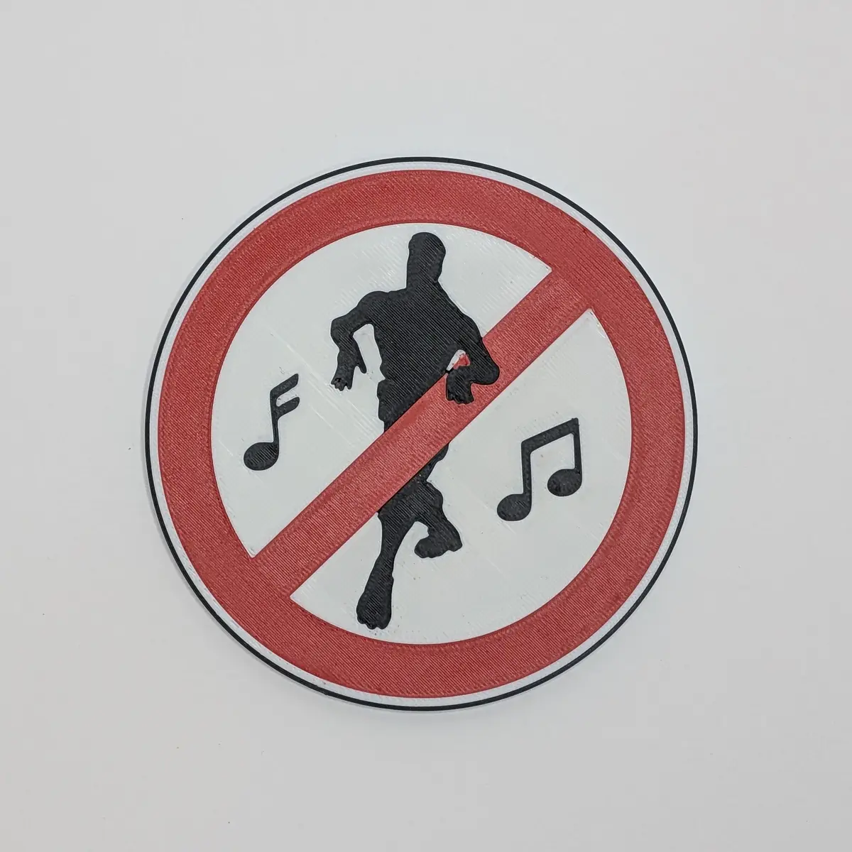 Mit No Dancing Sign Fortnite-Inspired No Dancing Sign - 3D model by Elevated Expressions on ...