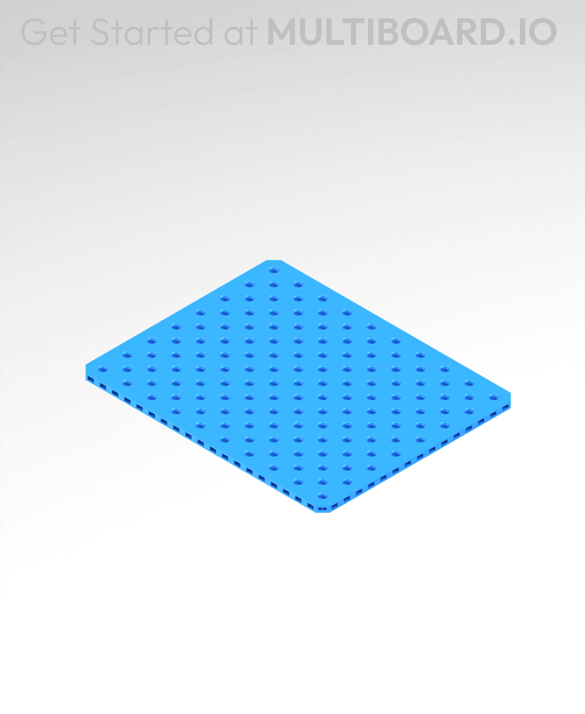 8x10 MU High Density Small Thread Plate - 3D model by Multiboard on Thangs