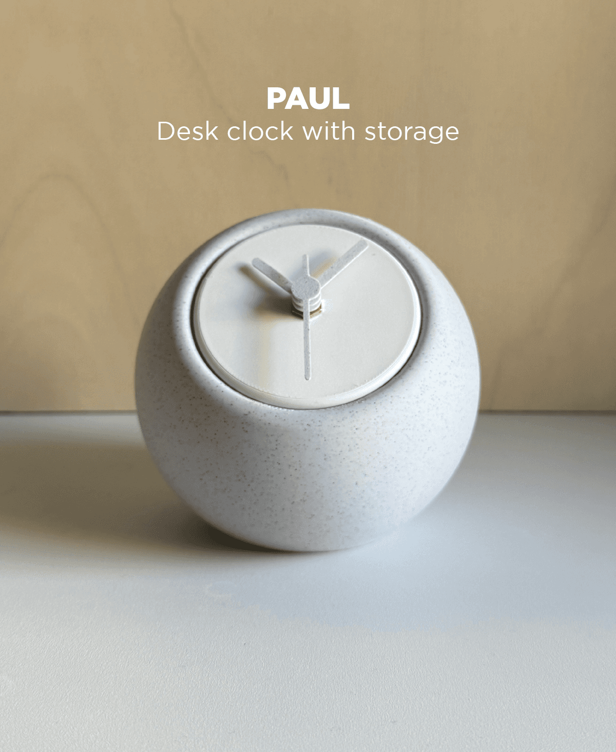 Paul, desk clock with secret compartment. - 3D model by elleSTVDIO on ...