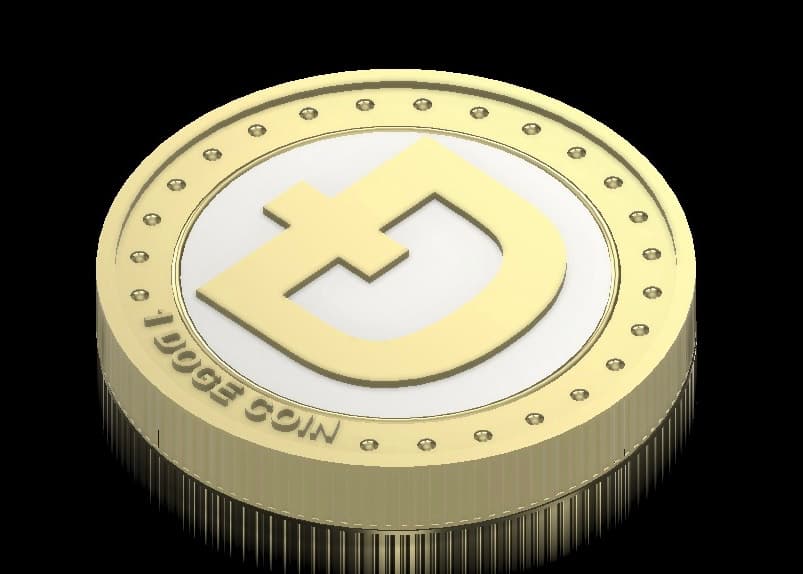 Doge Coin Model Dogecoin - 3D model by pressprint on Thangs