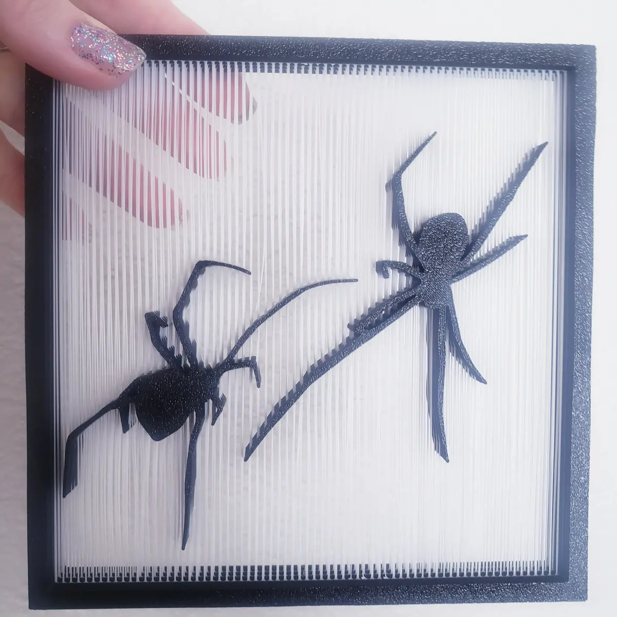 Hellsing Spider String Black Widow Spider Realistic Spiders String Art - 3D model by ...