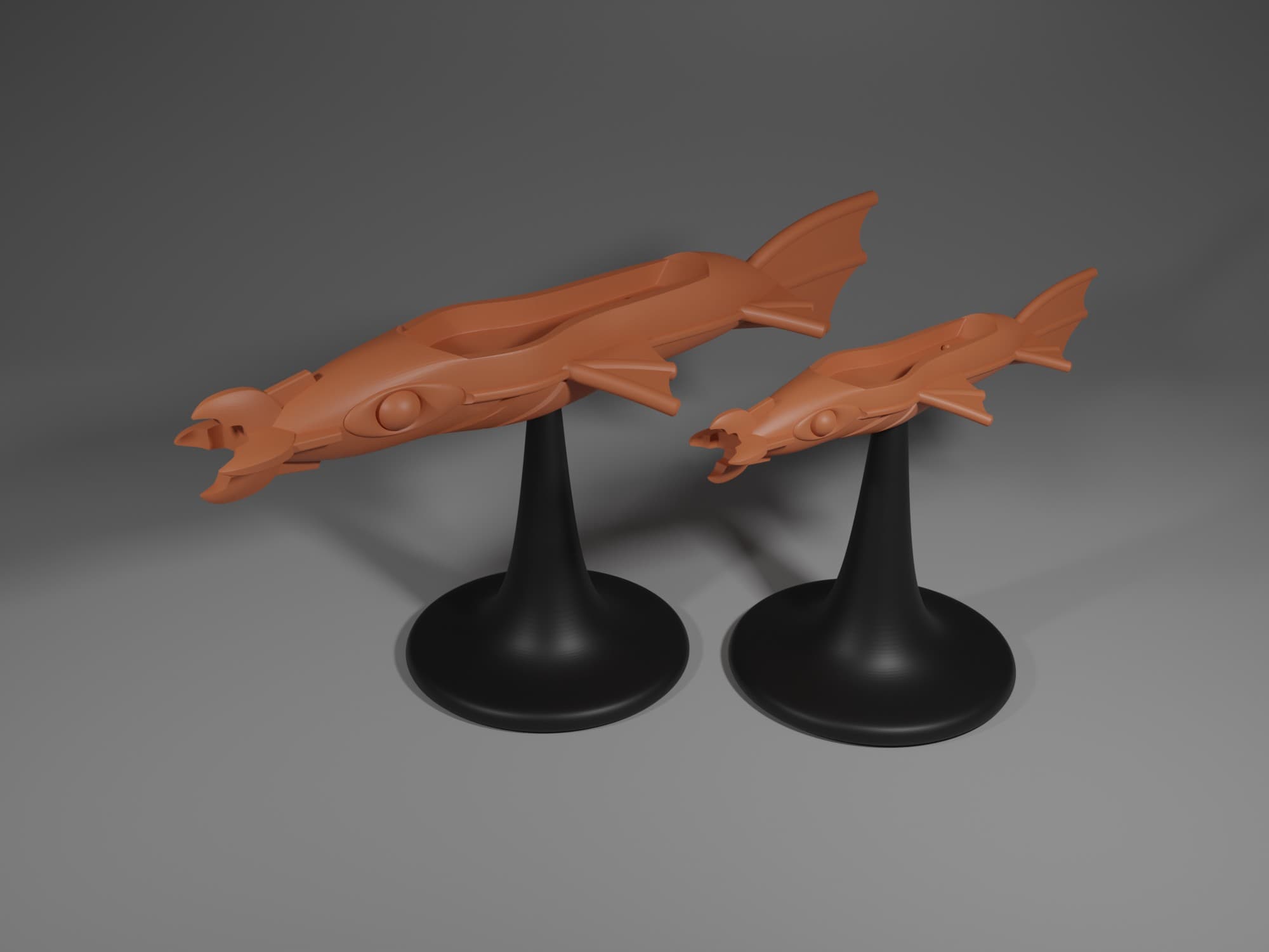 Lamp Rey Dnd Lamprey Ship Spelljammer Miniature from DnD - 3D model by Mechatronist ...