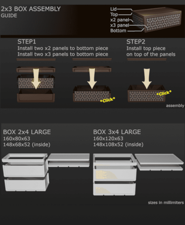 PatternBox - Large box collection - 3D model by Things by design on ...