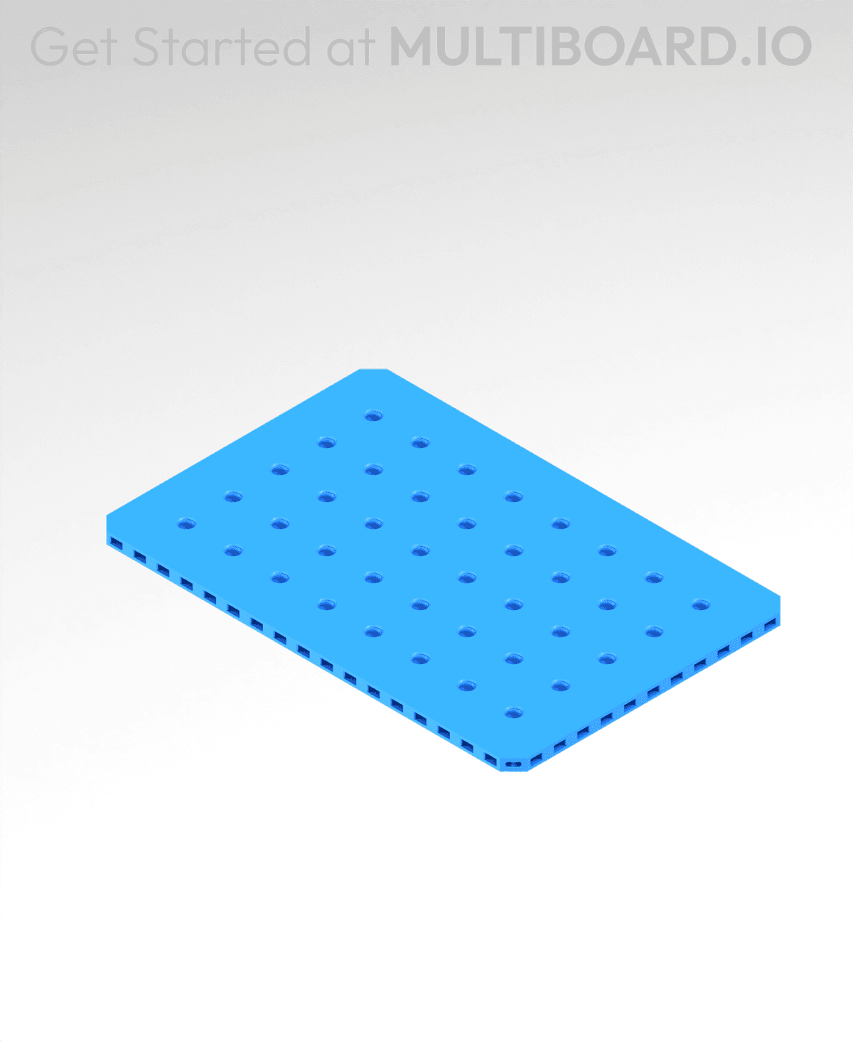 6x9 MU Mid Density Small Thread Plate - 3D model by Multiboard on Thangs