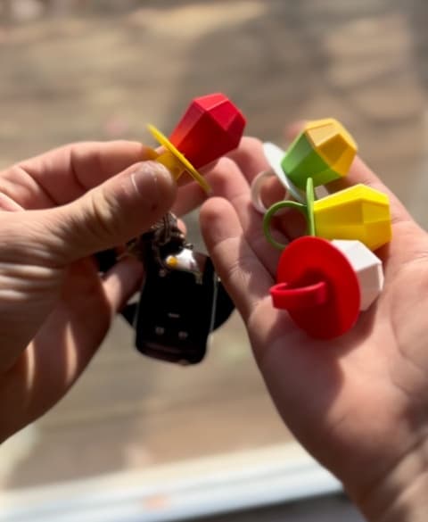 Pop Key Rings Ring Pop Key Rings - 3D model by AustinBradley3D on Thangs