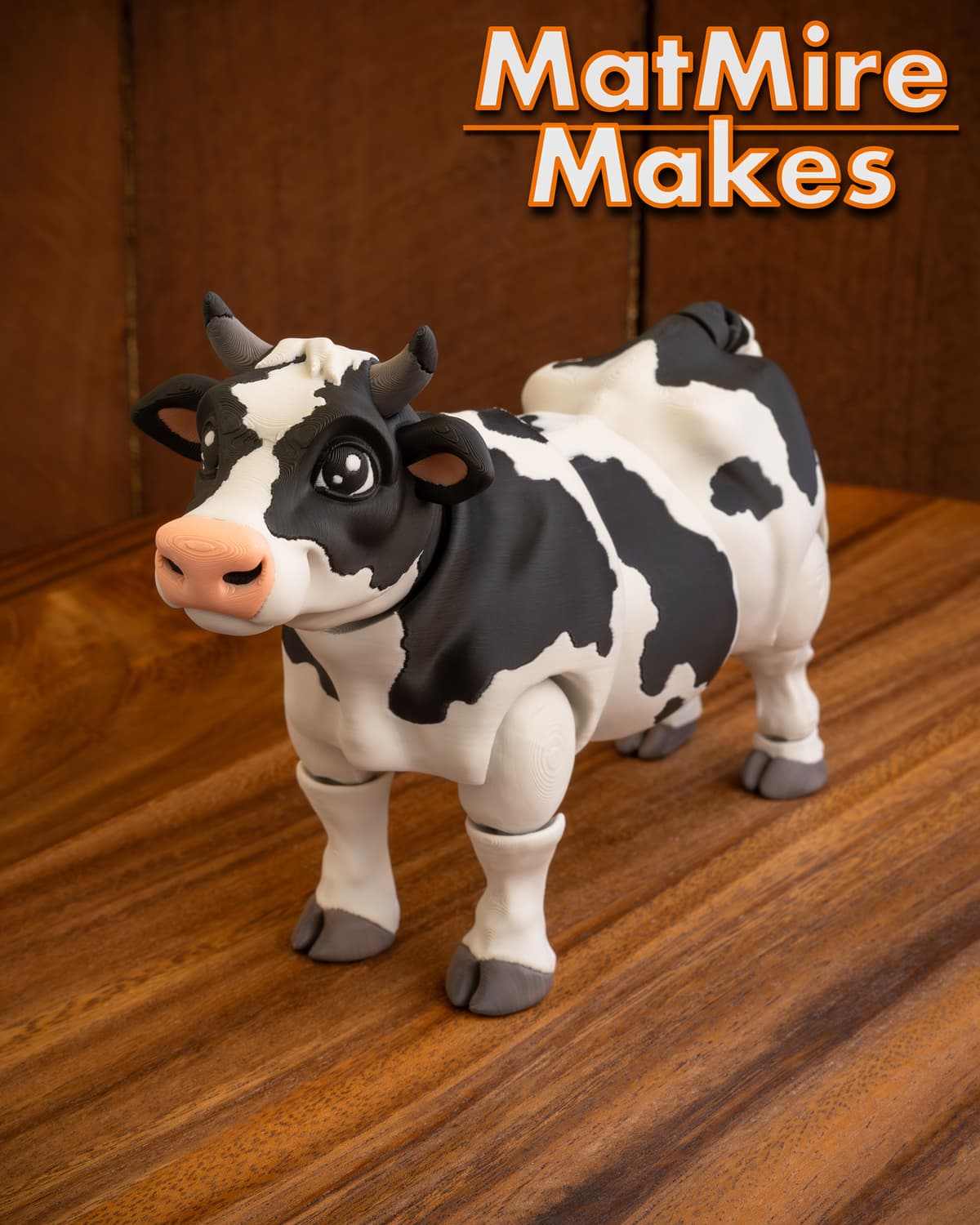 Cow Figure Matlab Dairy Cow - Articulated Figure - 3D model by MatMire_Makes on Thangs