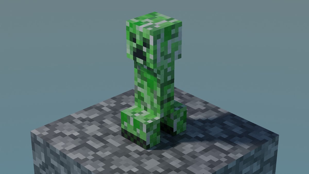 Minecraft Buildable Creeper Minecraft Creeper - 3D model by Art channel21 on Thangs