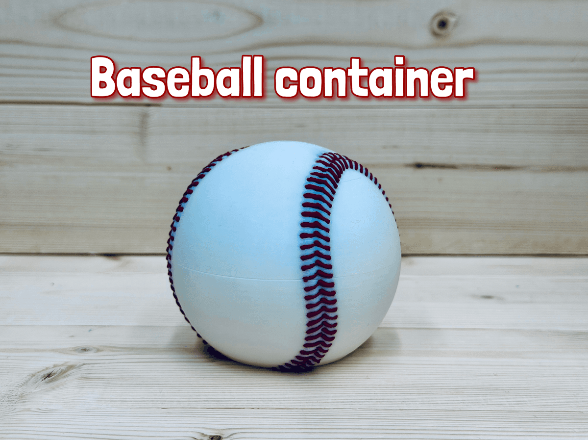 Baseball Container Baseball Container - 3D model by Enique3d on Thangs