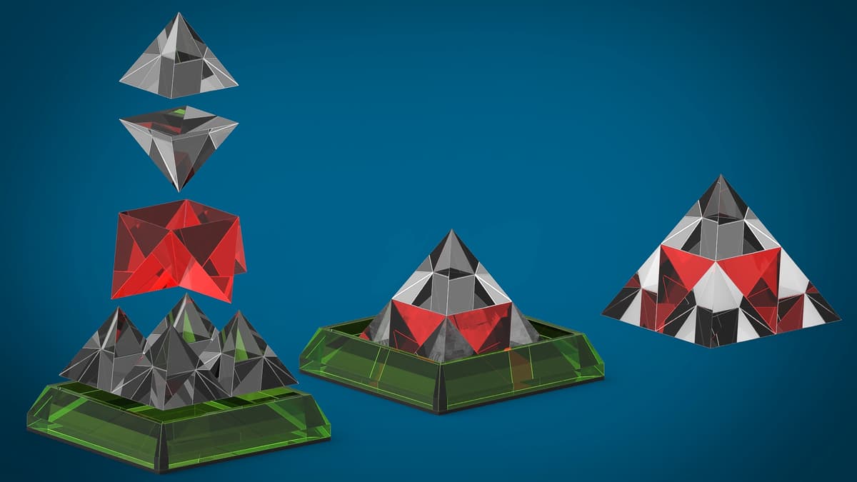 Pyramid Modles Pyramid Puzzle - 3D model by Paul Peters on Thangs