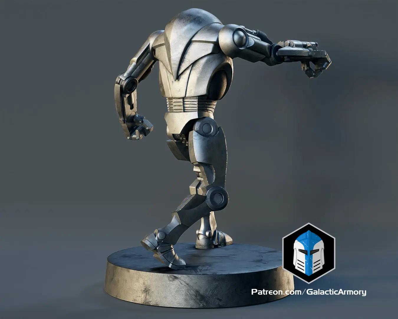 Droid Miniatures B2 Battle Droid Miniature - 3D model by Galactic Armory on Thangs