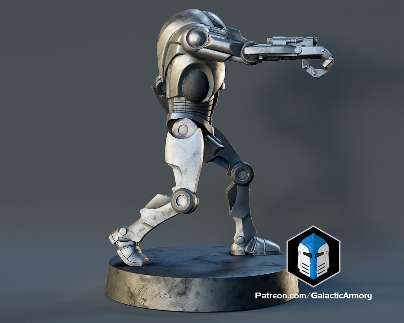 Droid Miniatures B2 Battle Droid Miniature - 3D model by Galactic Armory on Thangs