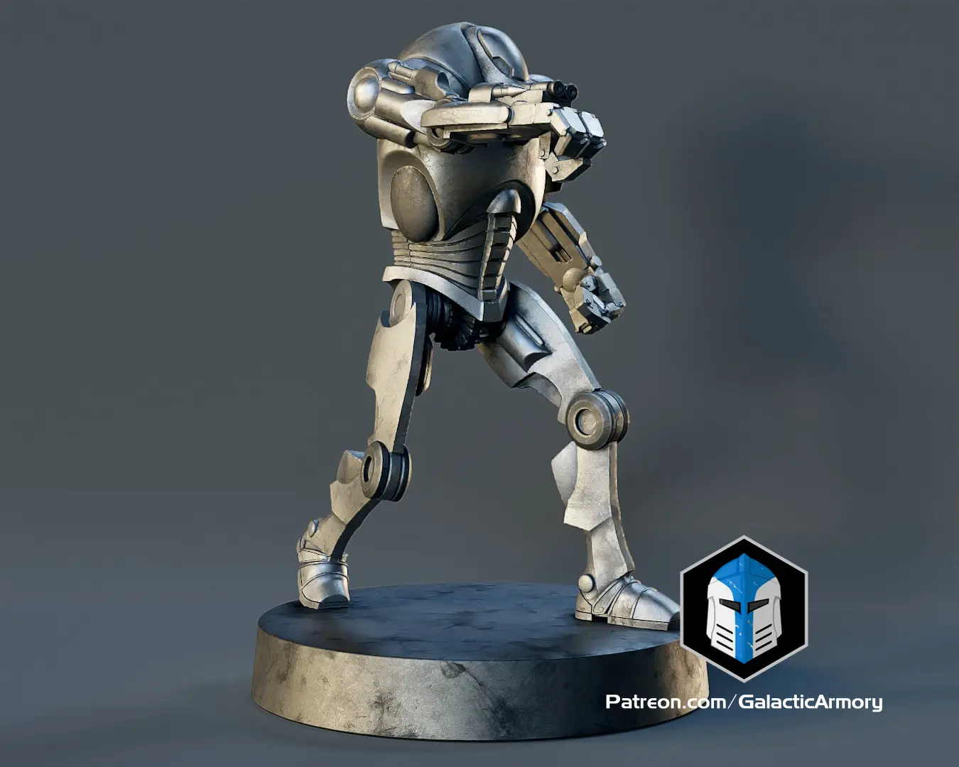 Droid Miniatures B2 Battle Droid Miniature - 3D model by Galactic Armory on Thangs