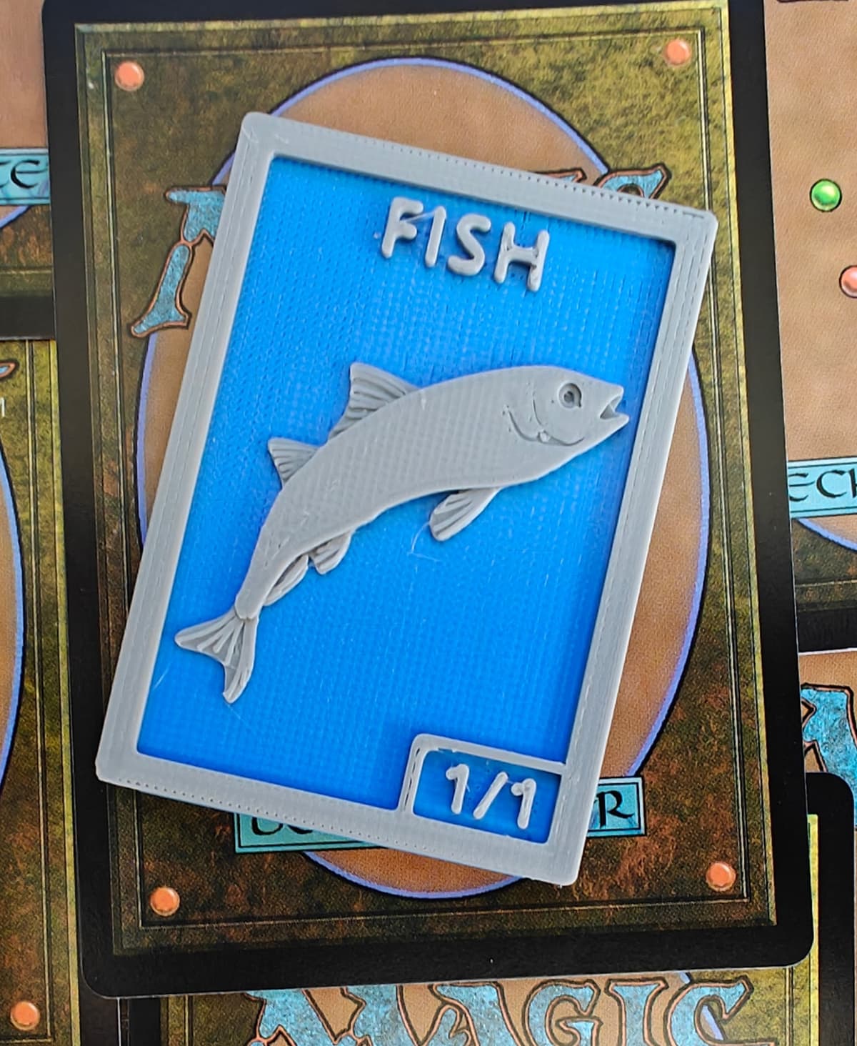 MTG Fish Token - 3D model by toddmcneill on Thangs