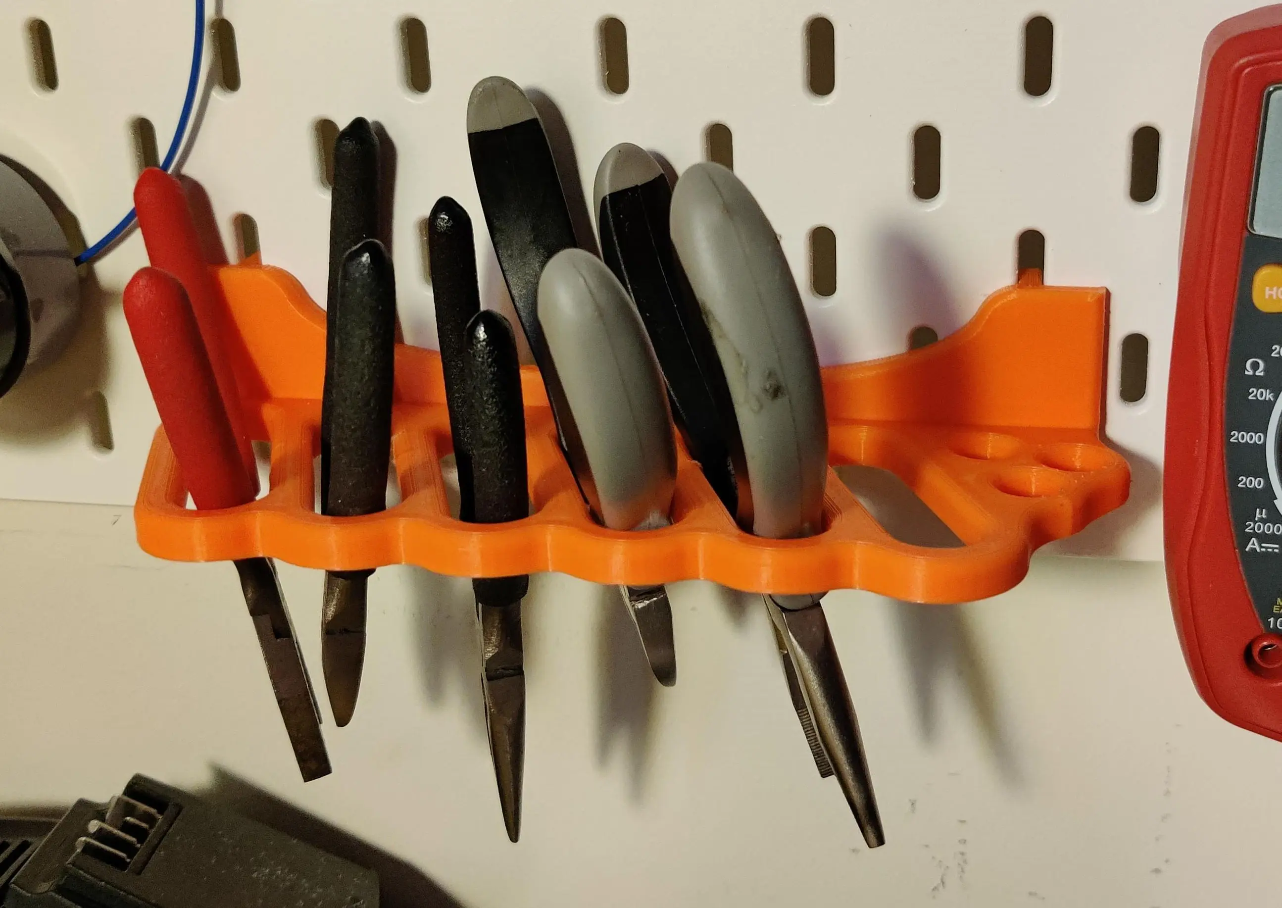 Rotary Plier Rack Pliers Rack for Skadis - 3D model by ardox on Thangs