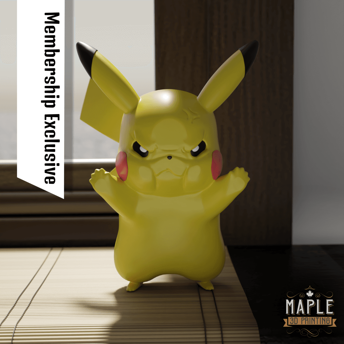 Pikachu Window Stamp Select membership plan including Window Pikachu - Pokemon