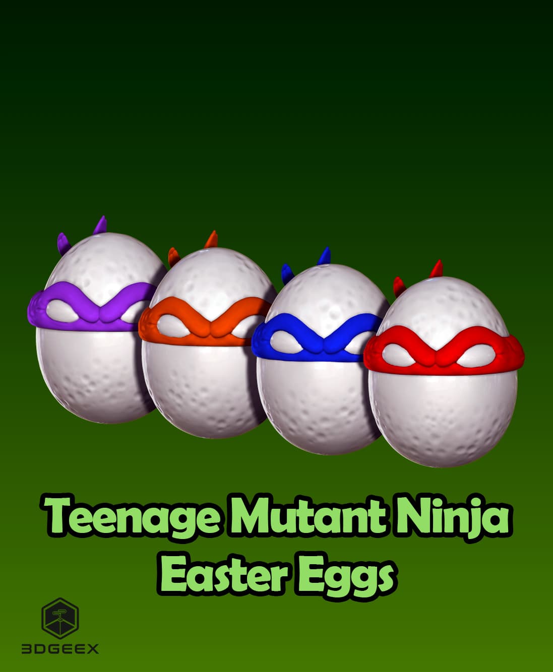 Teenage Mutant Ninja Easter Eggs - 3D model by 3DGeex on Thangs