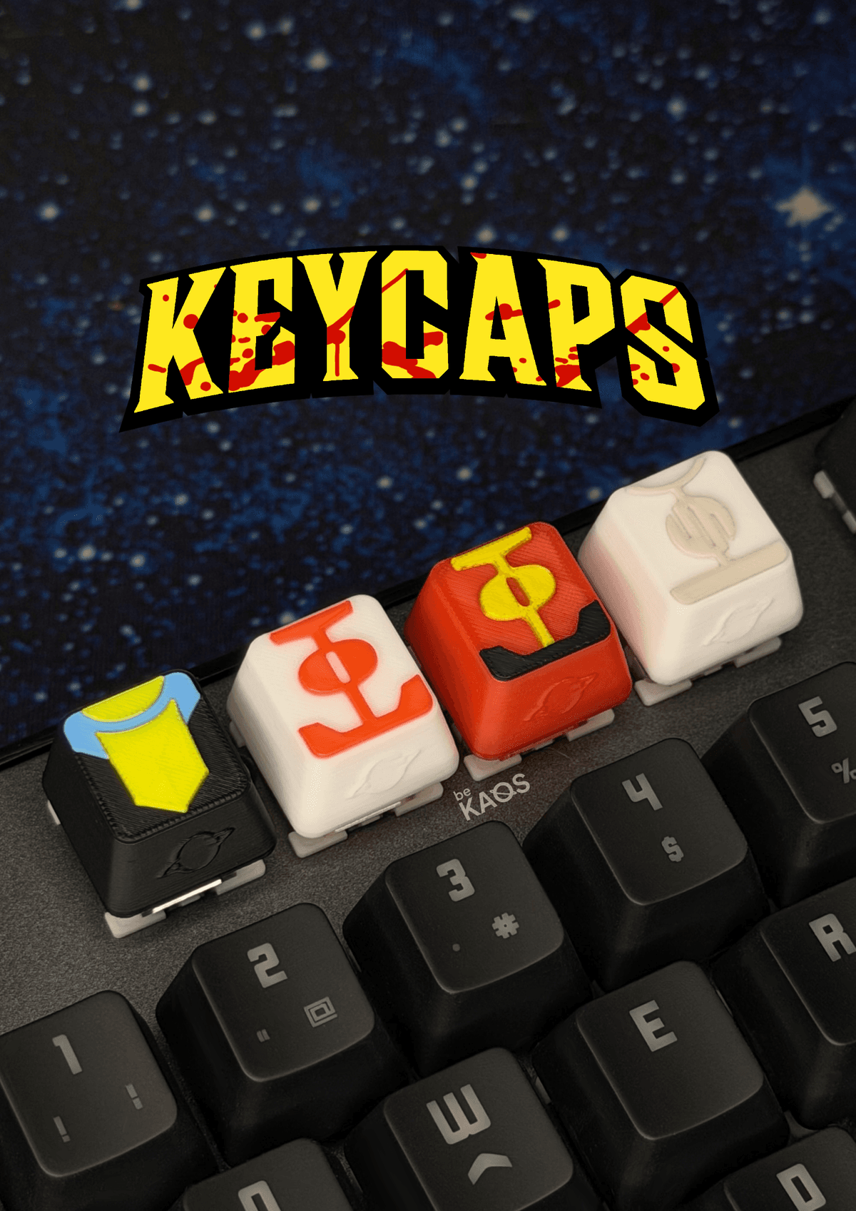 Invinciblekey Keycaps Invincible Keycaps – Viltrumite Collection (4 Designs | 3D Printable ...