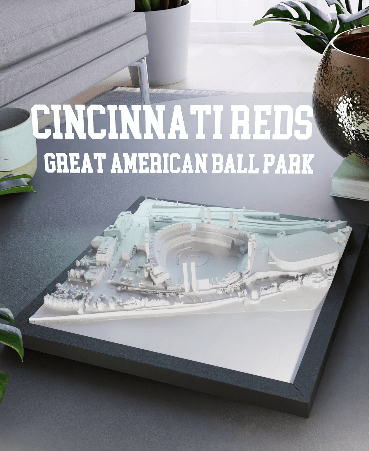 Cincinnati Reds 3d File Cincinnati Reds - Great American Ball Park - 3D model by Micropolitan ...