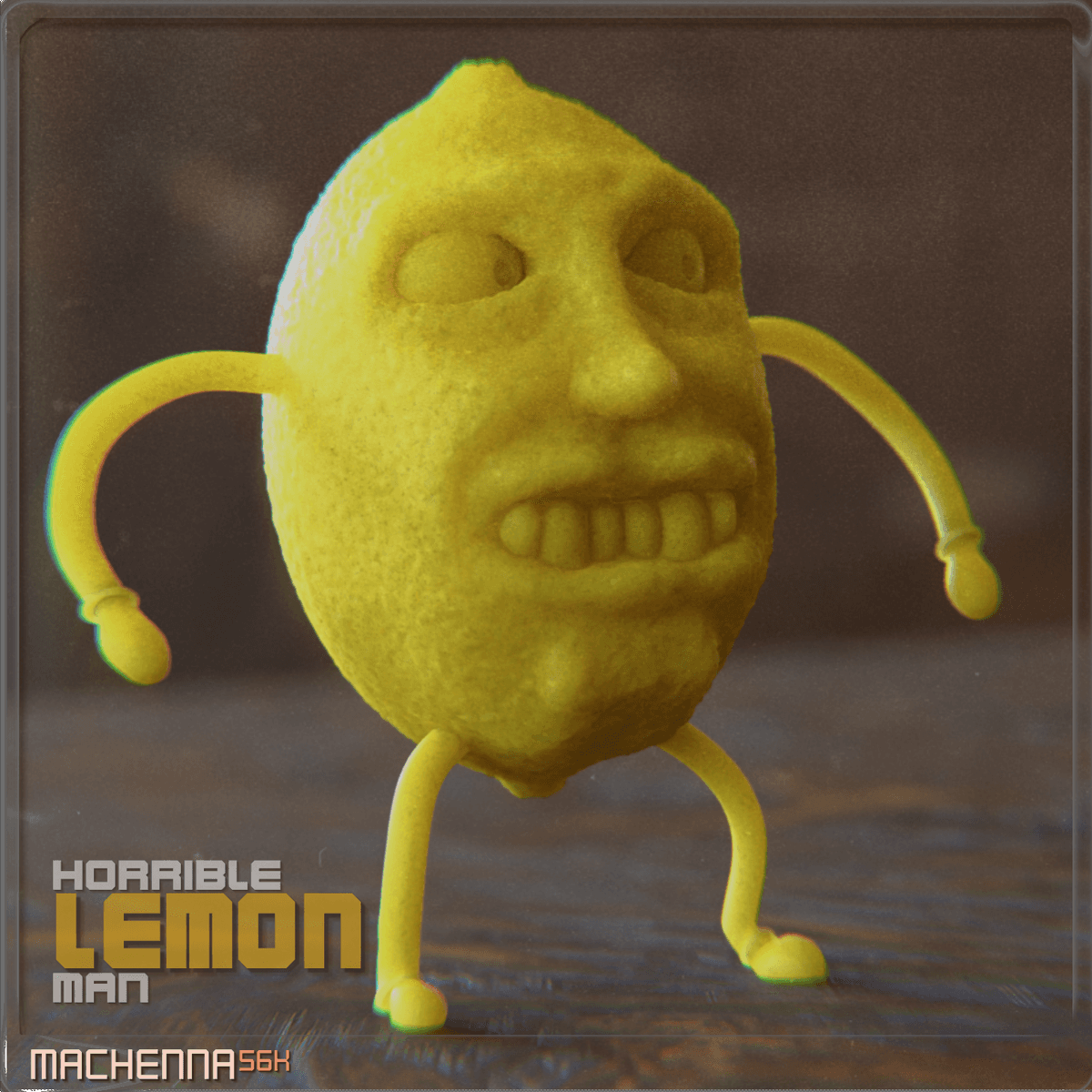 Lemon Man Machine Model Horrible Lemon Man - 3D model by Mac56k on Thangs