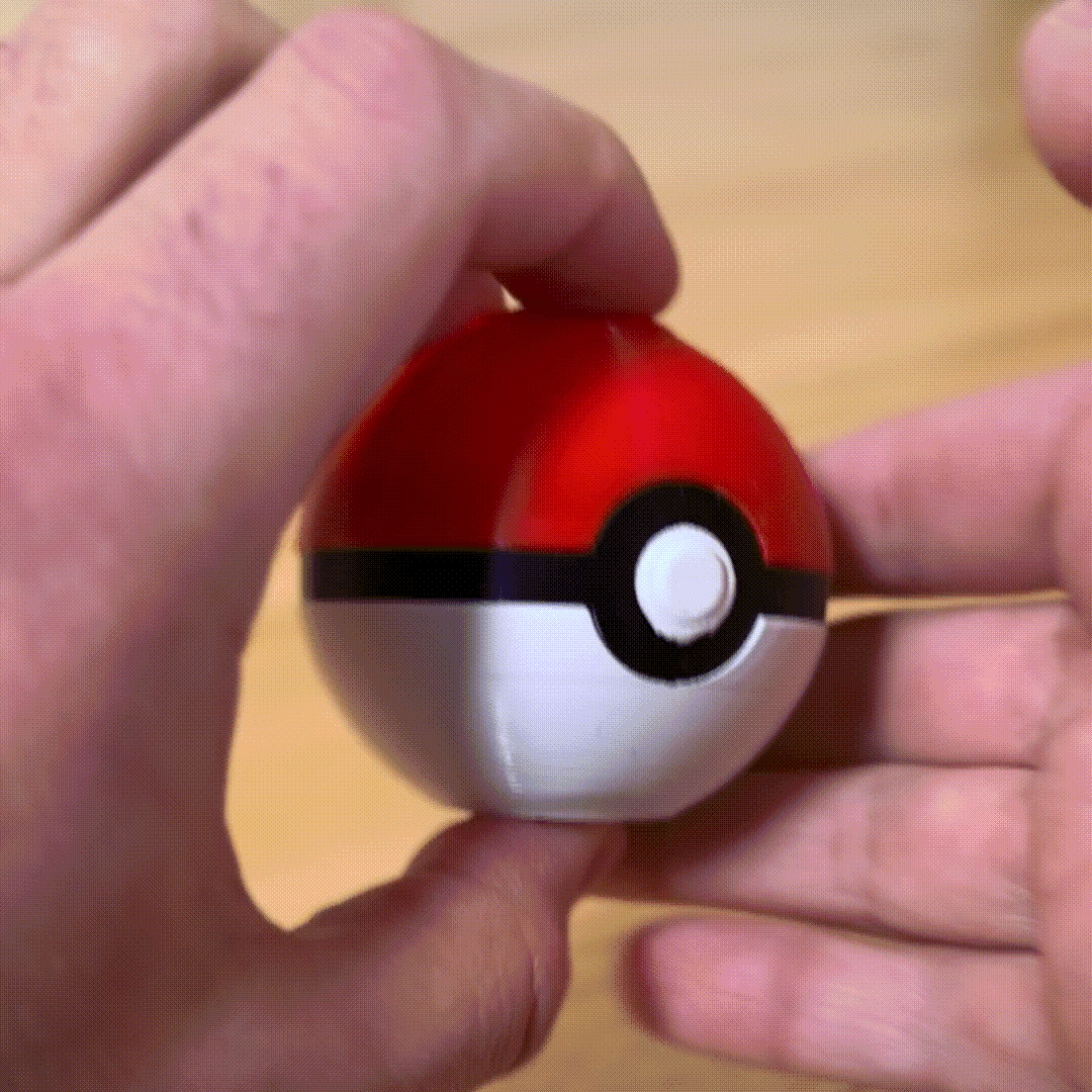 Pokeball Fidget Spinner (Bearing Required) - 3D model by GeekDadStudio ...
