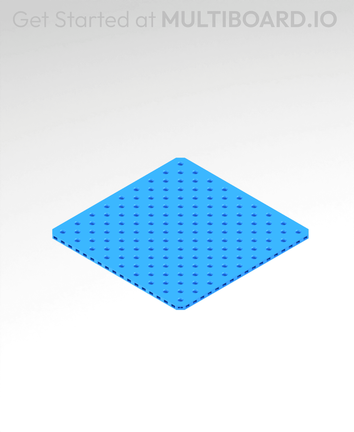 9x9 MU High Density Small Thread Plate - 3D model by Multiboard on Thangs