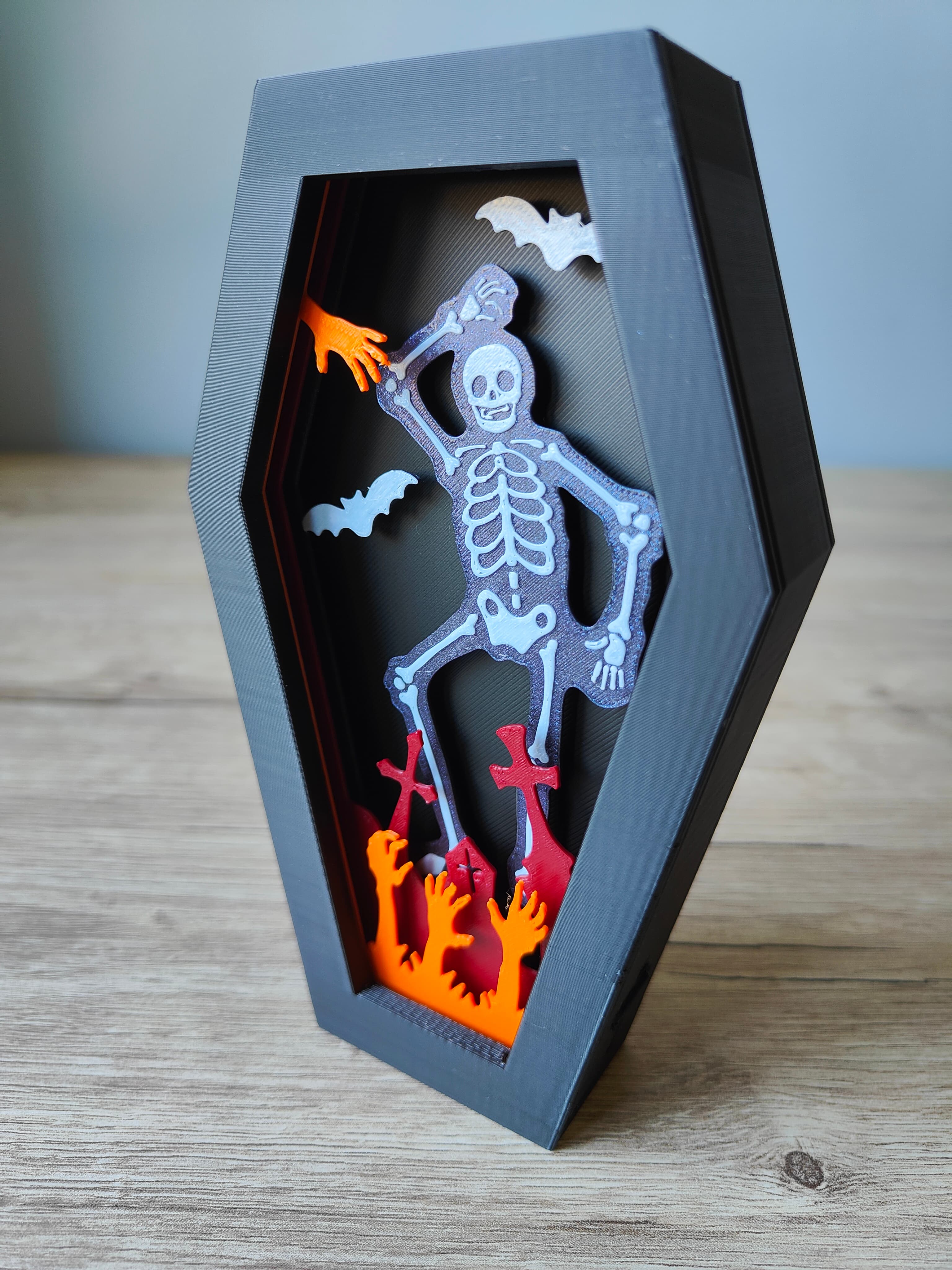Skeleton Box Pvc Skeleton Coffin Box 💀 - 3D model by TheCraftyMaker on Thangs