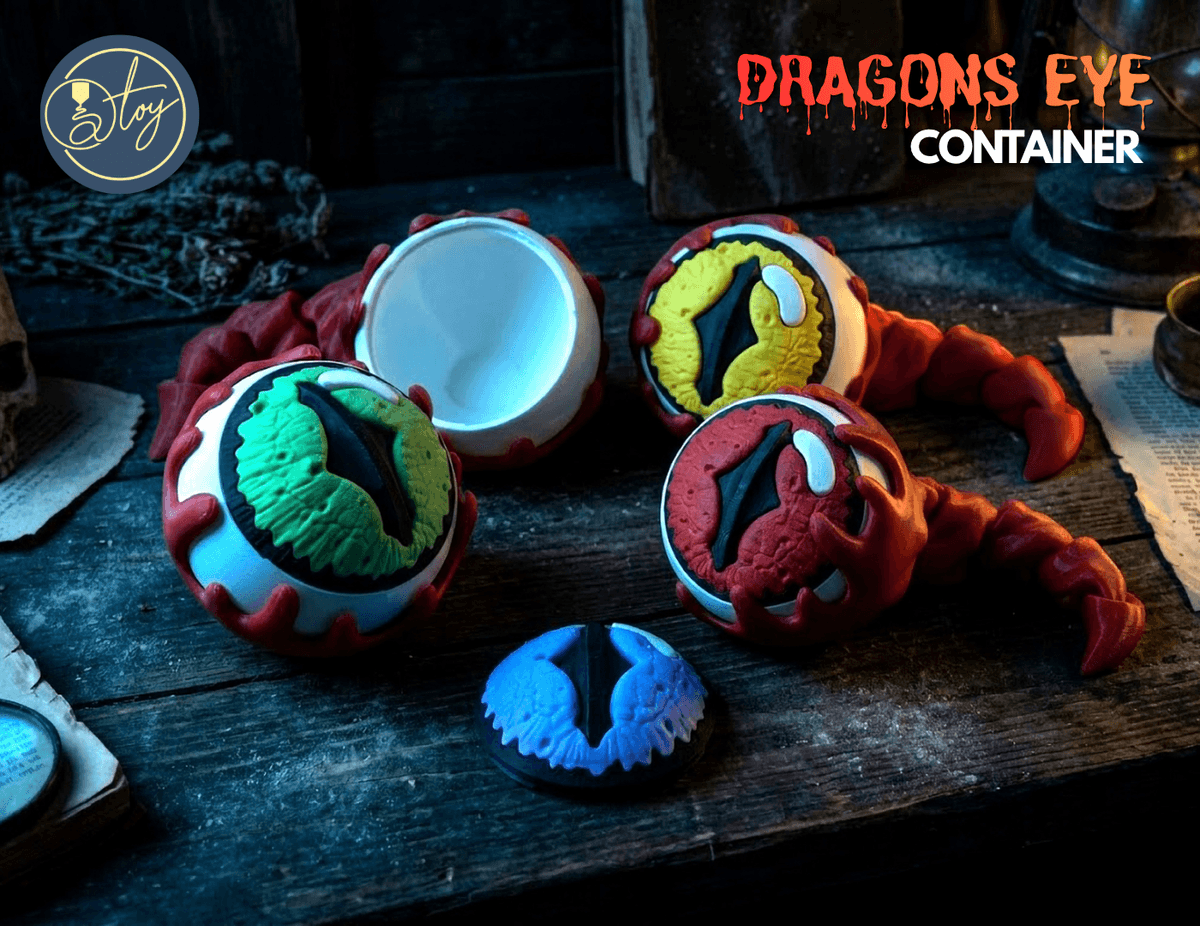 Part Container Tags Snake Eye Container.3mf - 3D model by Atoy on Thangs