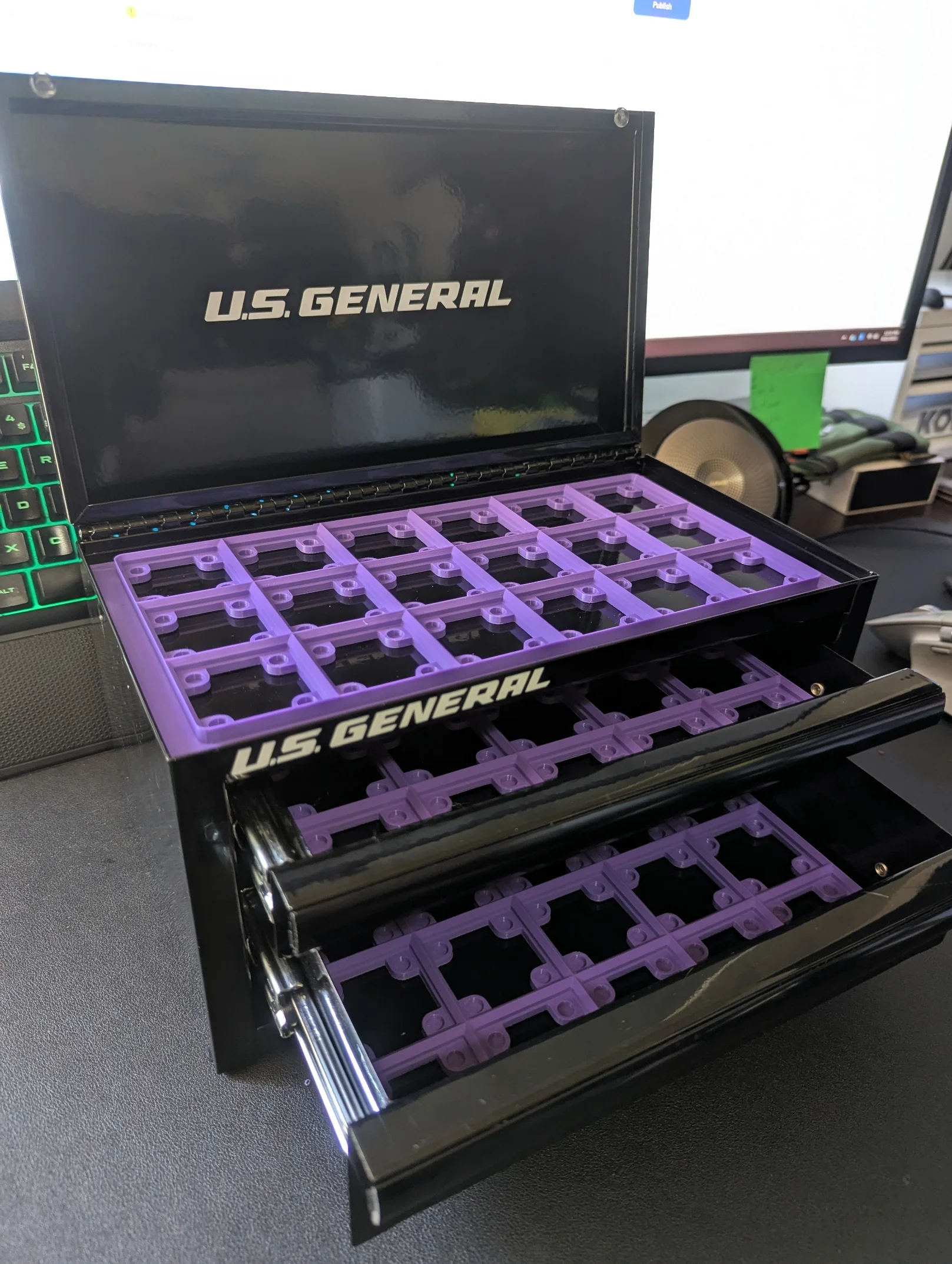 General Local Box Gridfinity for USGeneral Mini Toolbox: A Harbor Freight Mini Toolbox ...