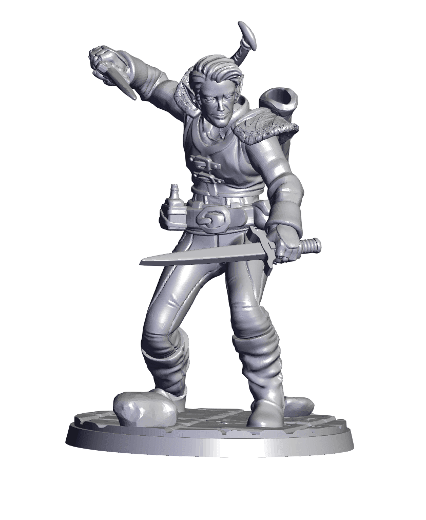 Drow Language Stl Drow Rogue.stl - 3D model by Oggure on Thangs