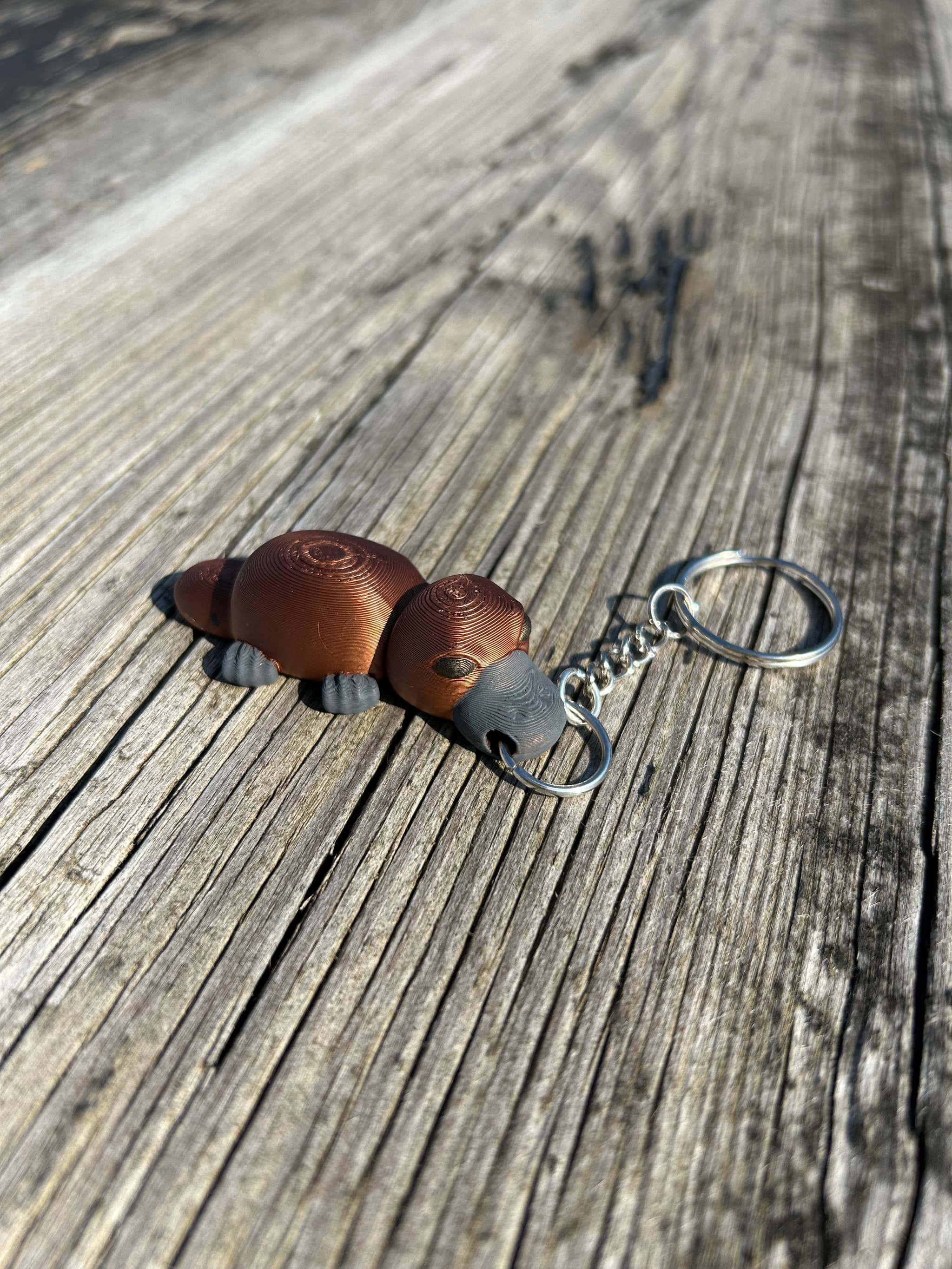 Platypus Single Joint Keychain - 3D model by Built Over Bot on Thangs