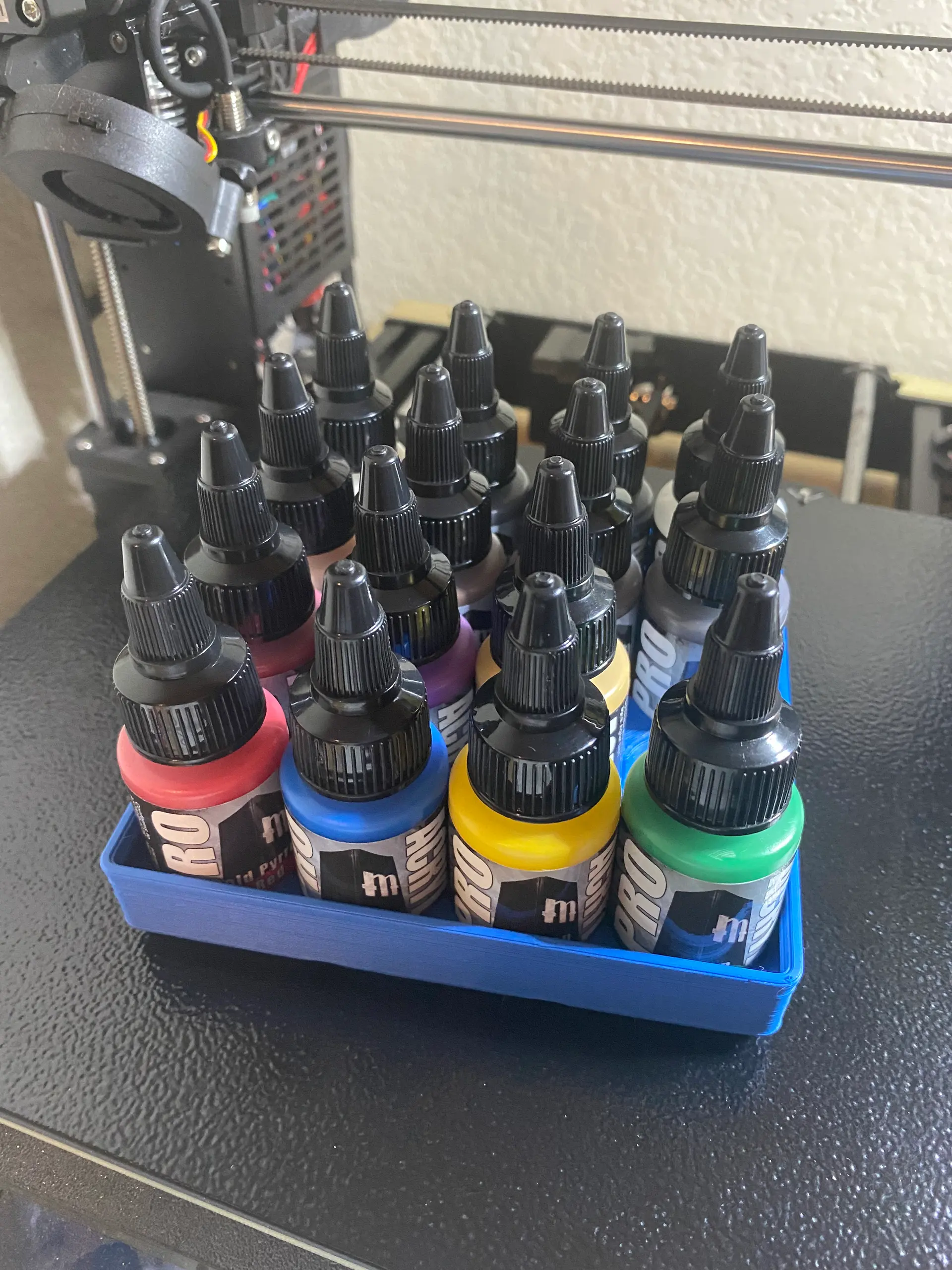 Dropper Paint Rack Gridfinity Dropper Paint Bottle Storage - 3D model by davehlewis on Thangs