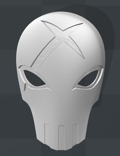 Xten Mask Red X Mask Teen Titans - 3D model by Villainous Prop Shop on Thangs