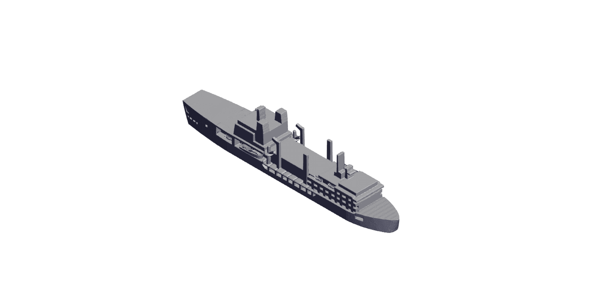 3d Printer Rfa 1/2400 Scale RFA Fort Class.stl - 3D model by billsshapewaysmodels on ...