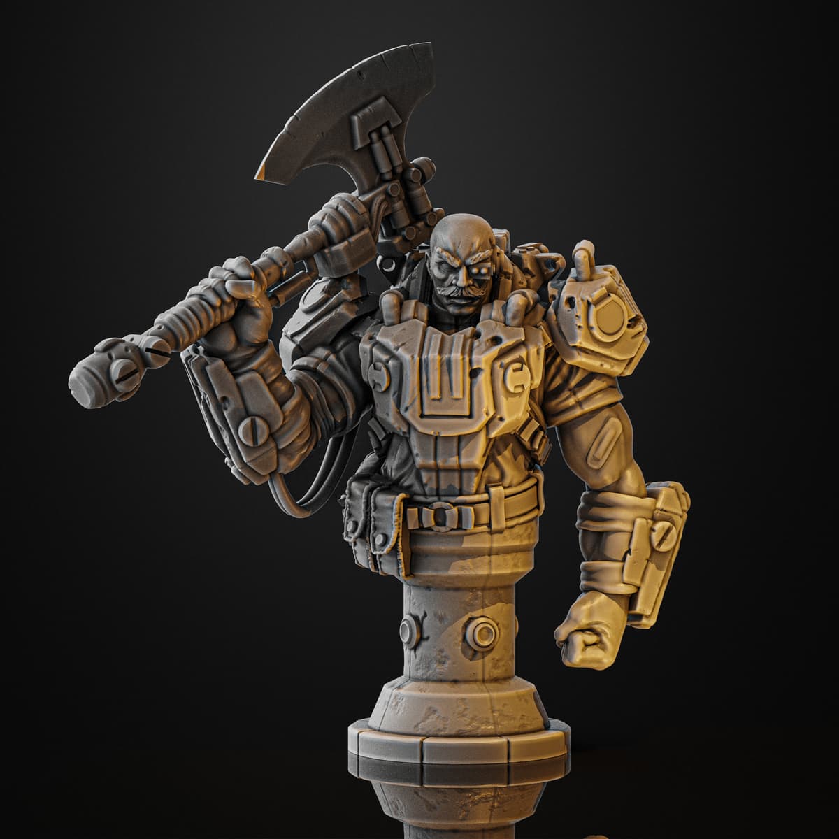 Executioner Next Harald the Executioner bust (Pre-Supported) - 3D model by Fotis Mint on ...