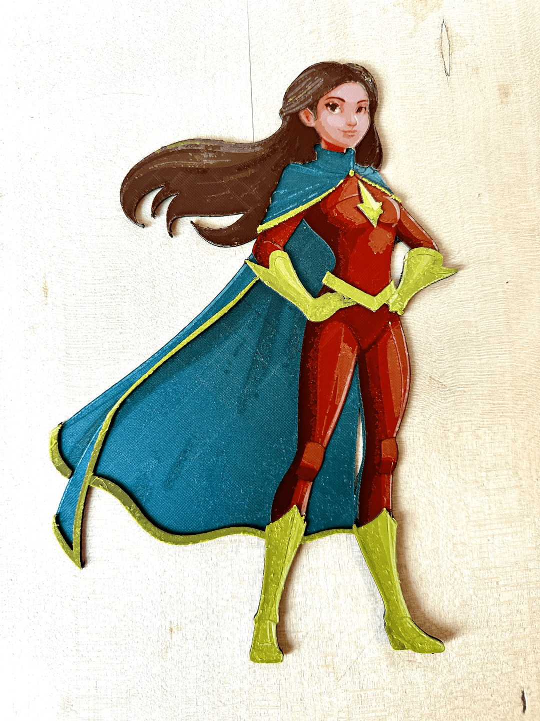 Shifting Tutorial Female Superhero Color Aware: Color Shifting Tutorial - 3D model by ...