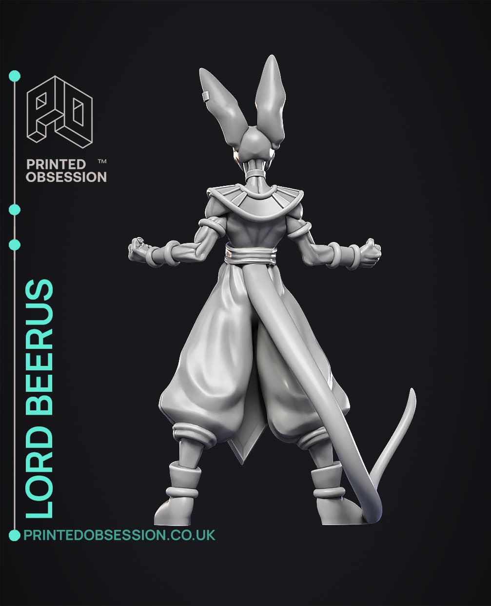 Beerus Model Lord Beerus - Dragon Ball - Fan Art - 3D model by printedobsession on ...