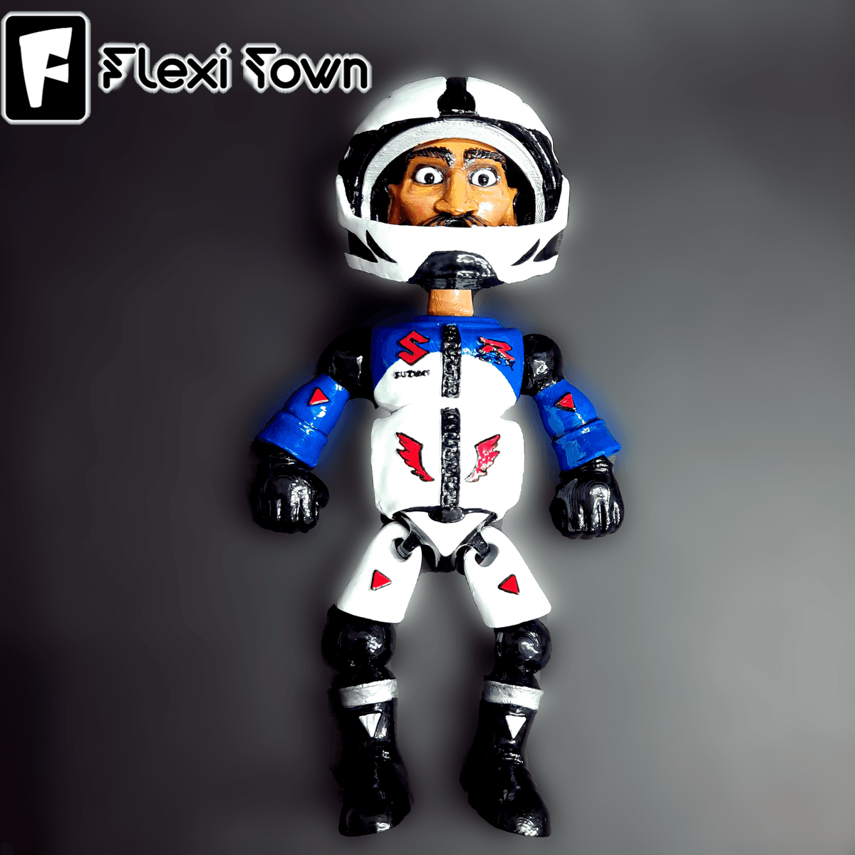 Flexi Rider Image Flexi Print-in-Place Bike Rider and Bike - 3D model by FlexiTown on ...