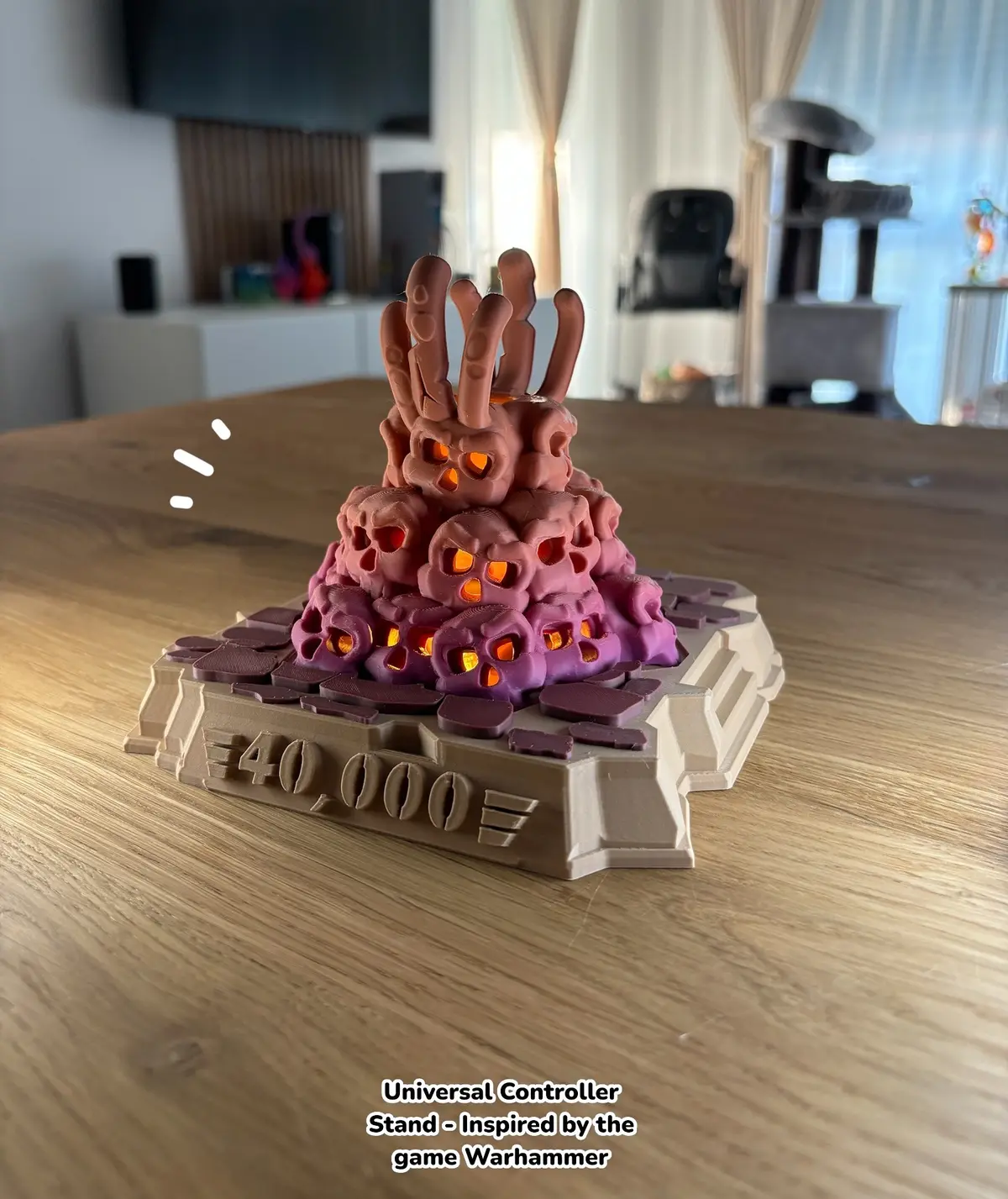 40k Switch Controller LED Universal Controller Stand - Inspired by