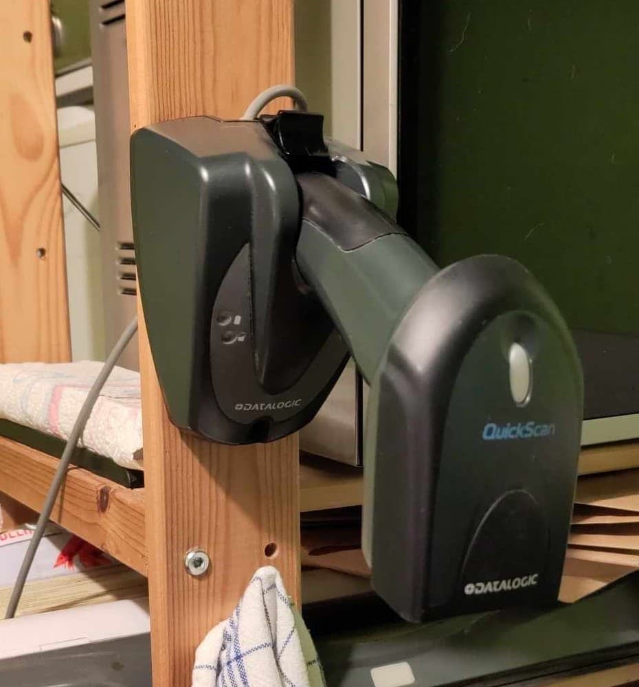 Datalogic Quickscan M2 Barcode-Scanner – 433 MHz, Mit Cradle – Gebraucht, Sehr Guter Zustand