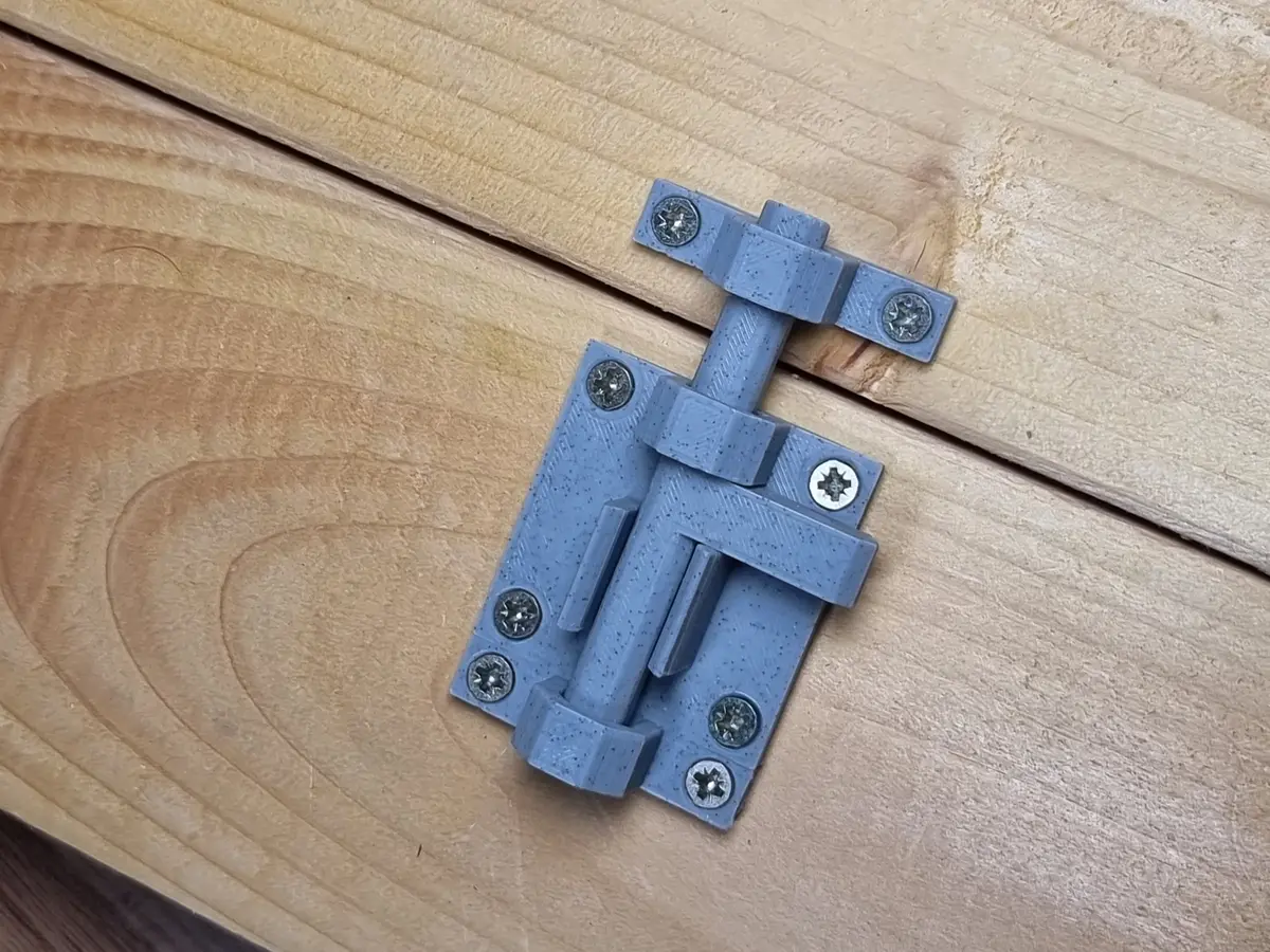 3D Printable Lock Latch 3D Model By Keep Making On Thangs