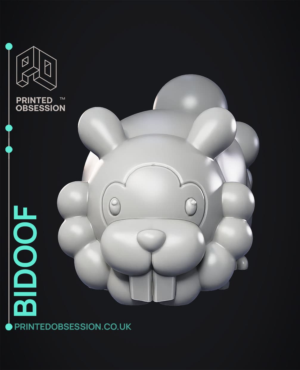 Baduff Bidoof - Pokemon - Fan Art - 3D model by printedobsession on Thangs