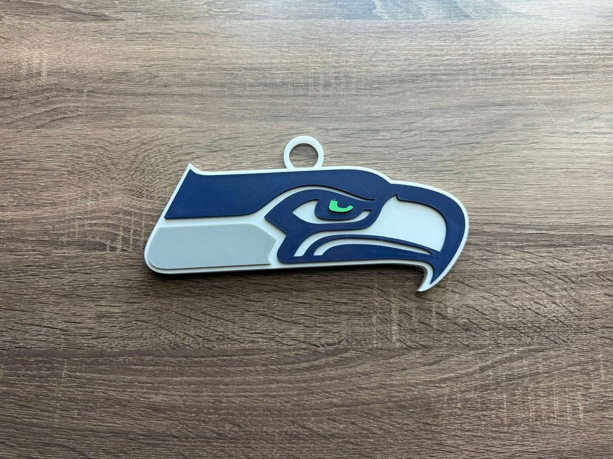 Seahawk Photo Prop Seattle Seahawks Oversized Necklace, Pendant - 3D model by Salvadori3D ...
