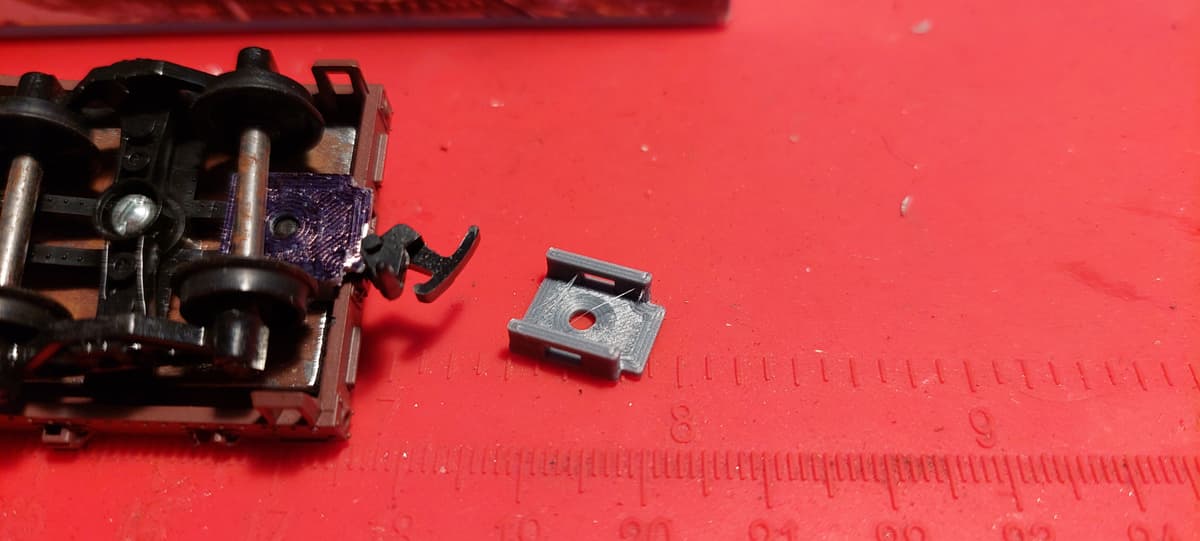 Ho Scale Decoder Retainer Plate Athearn Coupler Retainer Clip HO Train Cars - 3D model by LuigiCastle ...