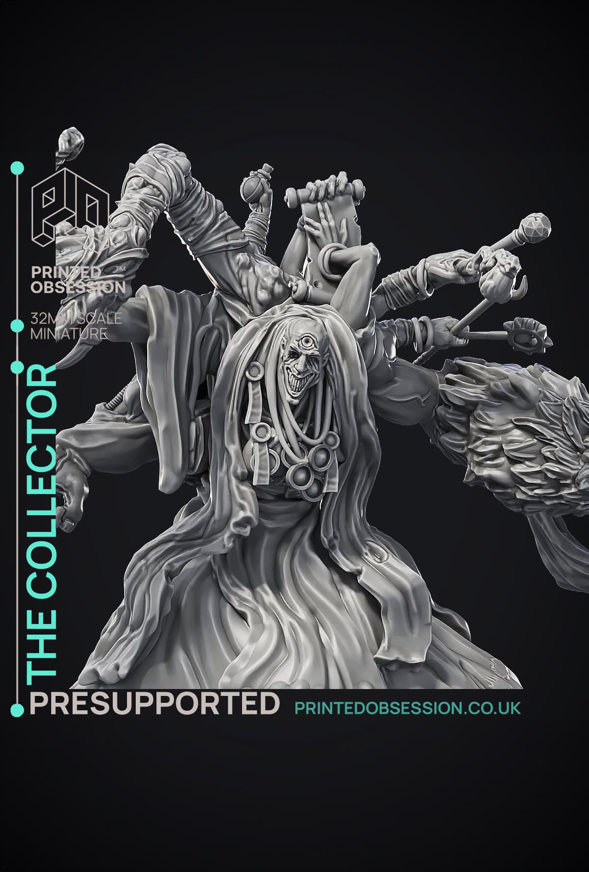 Collectius Boss The Collector - Boss Monster - PRESUPPORTED - Illustrated and Stats ...