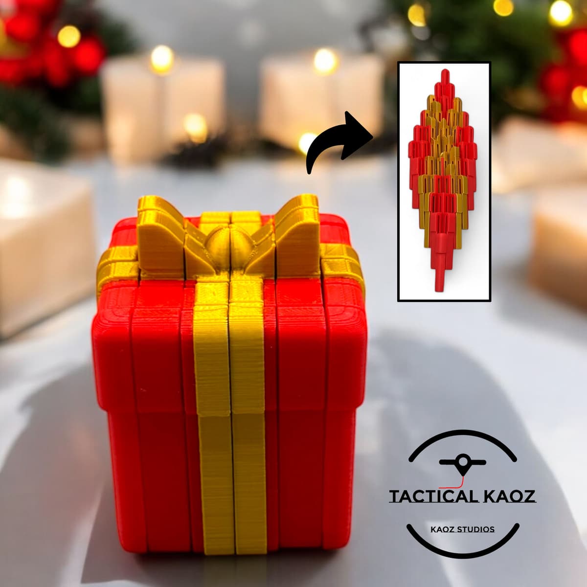 Cascading Gift Box - Transforms into a Cascade - 3D model by Tactical ...