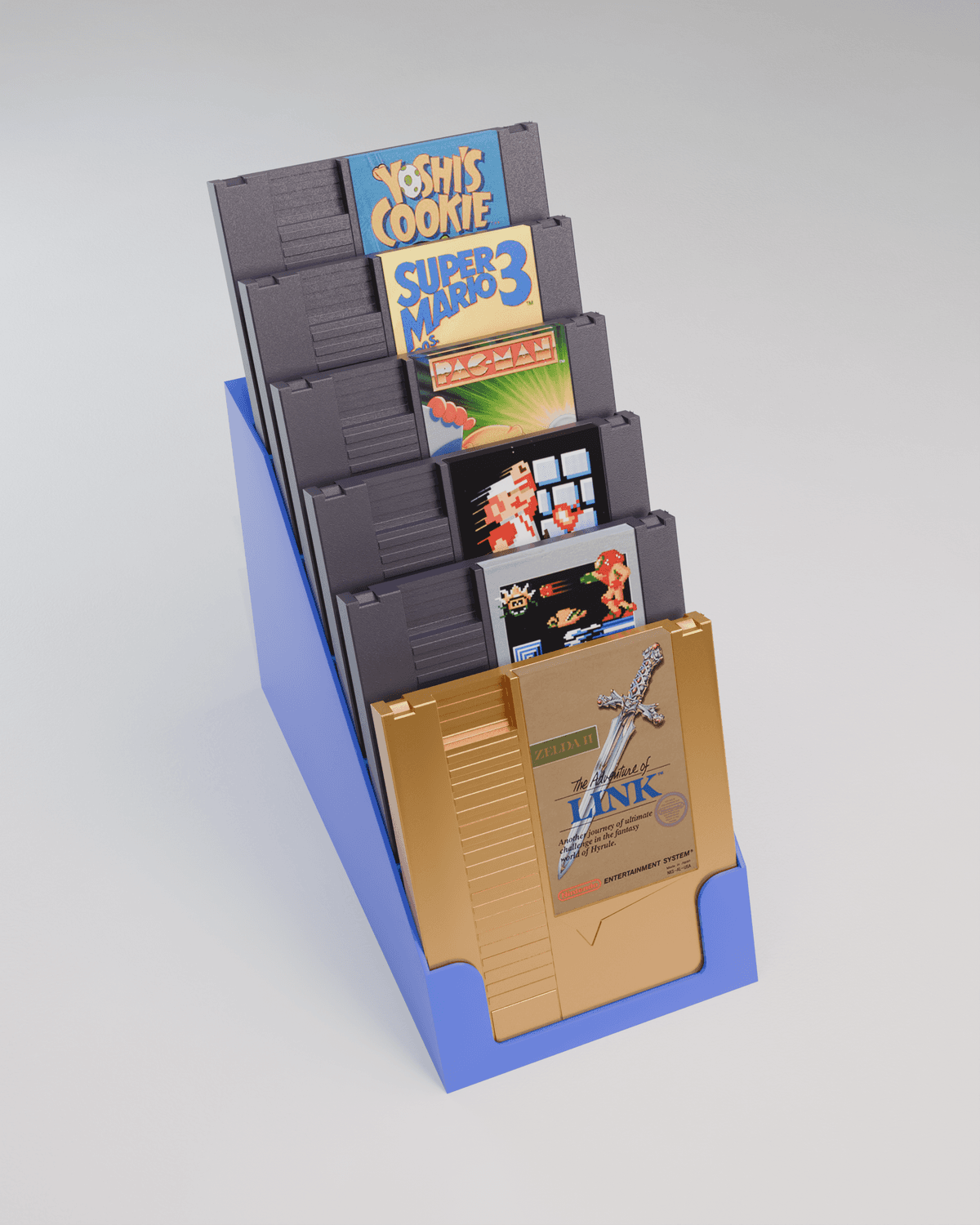 Nes/snes Rack NES Modular Storage Rack - 3D model by wookieeprint on Thangs