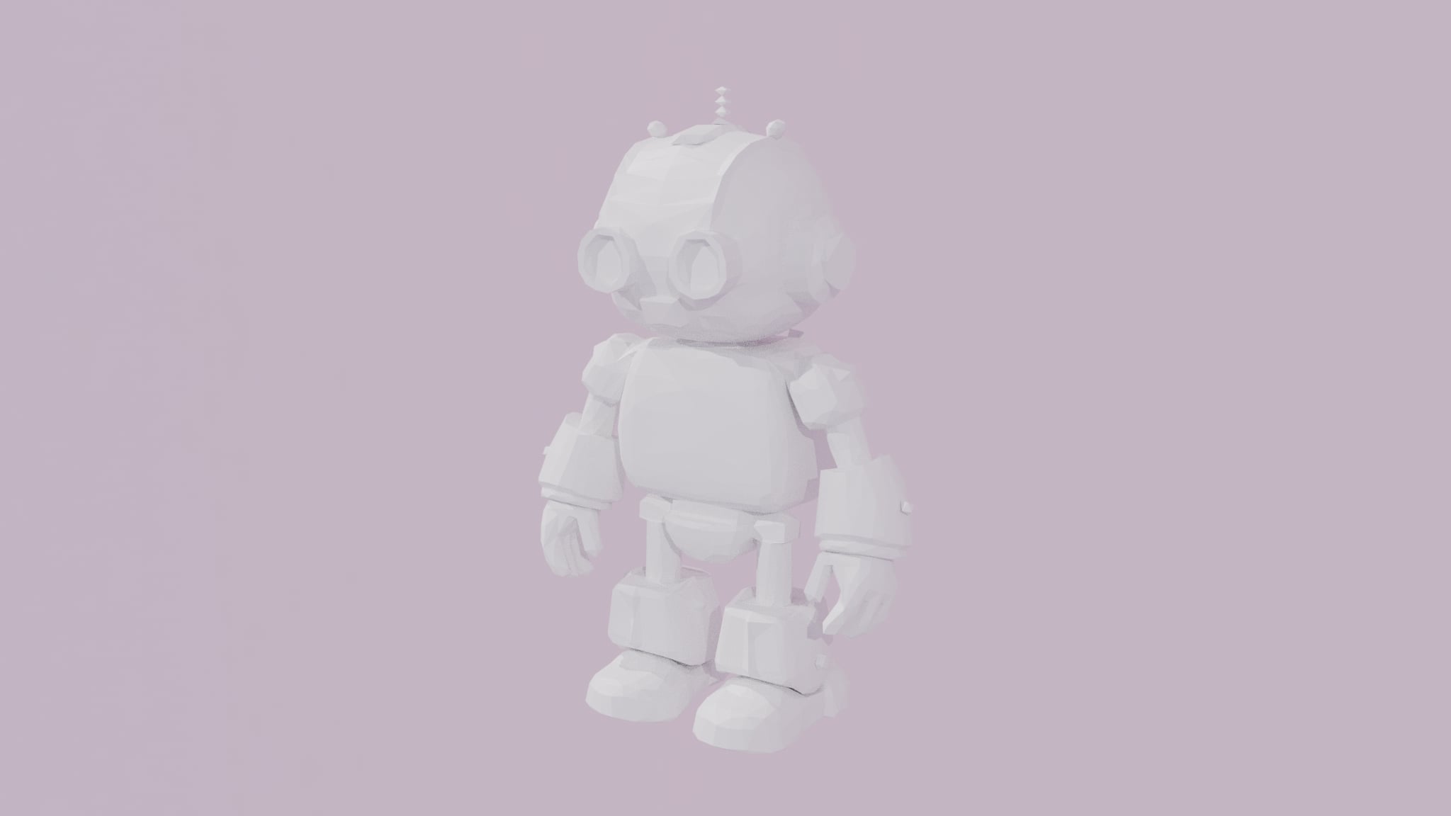 Simple Robot Model Reference Cute & Simple Robot 3D Print Model - 3D model by rpmmaster8661 on Thangs